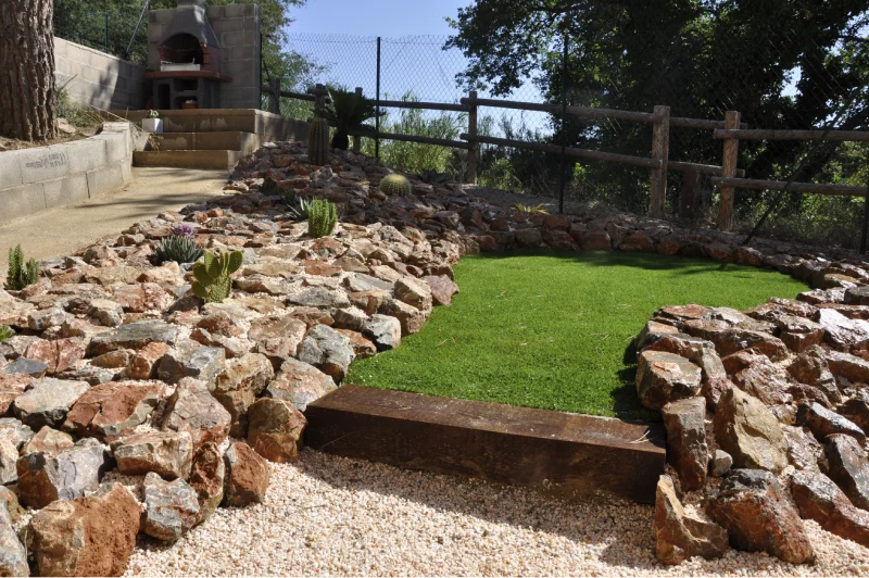 Rocaille de terrain sec